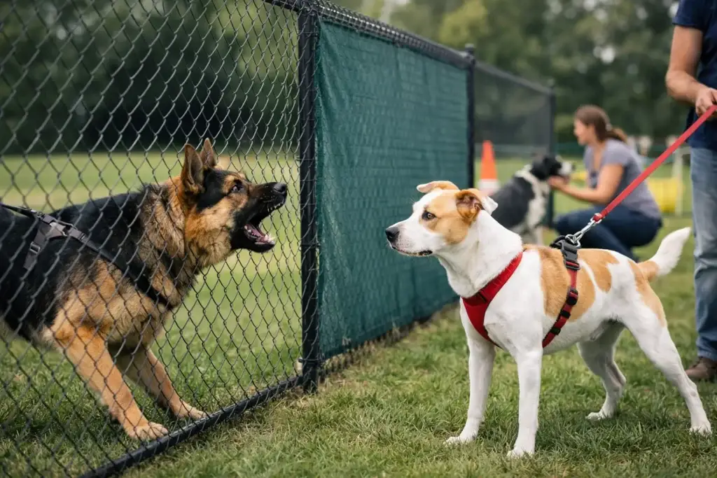 Perros reactivos en espacios compartidos seguros